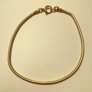 14k Tiffany & Co. vintage snake link bracelet.
